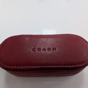 Coach Red Leather Case